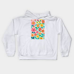 flowers-pattern Kids Hoodie